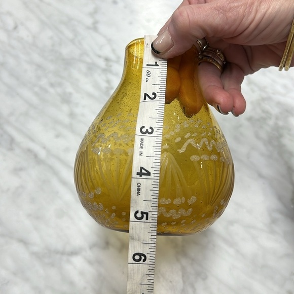 By Anthropologie Vivi Glass Bud Vase in Gold - Picture 8 of 13